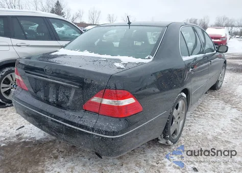 2004 Lexus Ls 430 z USA, uszkodzony, nr VIN JTHBN36F840170358